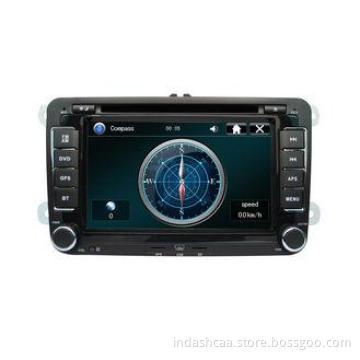 Button Screen Volkswagen Navigation DVD System GPS With DVD